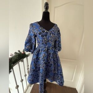 NWT Lilly Pulitzer Sz 4 Calyssa Party Dress Twilight Floral Brocade